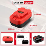 Adapter For Bauer 20V Cordless Tools Fits For Dewalt For Milwaukee 18V/20V Li-Ion Battery Converter, For Dewalt 20V Max Xr Dcb203 Dcb205, For Milwaukee M18 Battery