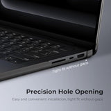 Matte Case Compatible For Macbook Pro 16 Inch, M4 M3 M2 M1 Pro/Max Chip 2025 2024-2021 [Scientific Slim, Fit Snug] Protective Hard Case Laptop Cover, Space Black