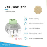 Kailh Box Key Switches For Mechanical Gaming Keyboards | Plate Mounted (Kailh