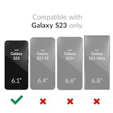 Battery Case For Galaxy S23,[10000Mah] Large Capacity Slim Portable Protective Fast Charging Case Battery Case Compatible With Galaxy S23(6.1Inch) Wireless Charging Case With Carplay-Black