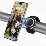 Stroller Phone Holder Compatible with Uppababys,Gracos,Bugaboos - Strong Magnetic Stroller Phone Mount,Compatible with MagSafes,Adjustable Silicone