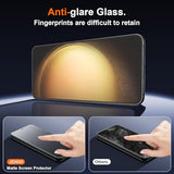 [2 Pack] Matte Screen Protector for  Galaxy S23, Ultrasonic Fingerprint Support, Anti-glare, Scratch-Resistant, Bubble-Free