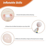 Orange, Blue, Gold & White Balloons: Fall Baby Shower Decor