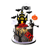 Set Of 22 Halloween Cake Topper Cupcake Topper Haunted House Cake Topper Halloween Cake Decoration Ghost Cake Decoration Pumpkin Cupcake For Wizard Party Ghost Spider Party