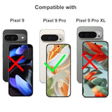 (3+3) For Google Pixel 9 Pro (6.3") (3 Pack) Tempered Glass Screen Protector And (3 Pack) Camera Lens Protector, 9H Hardness, 2.5D, Anti Scratch, Hd Clear