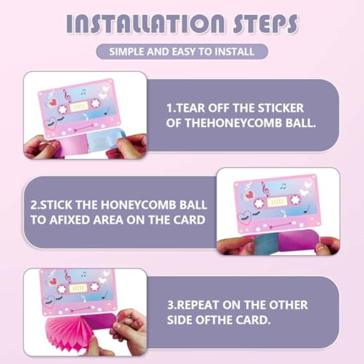 9pcs Music Party Honeycomb Centerpieces for Singer-Themed Birthday Decor