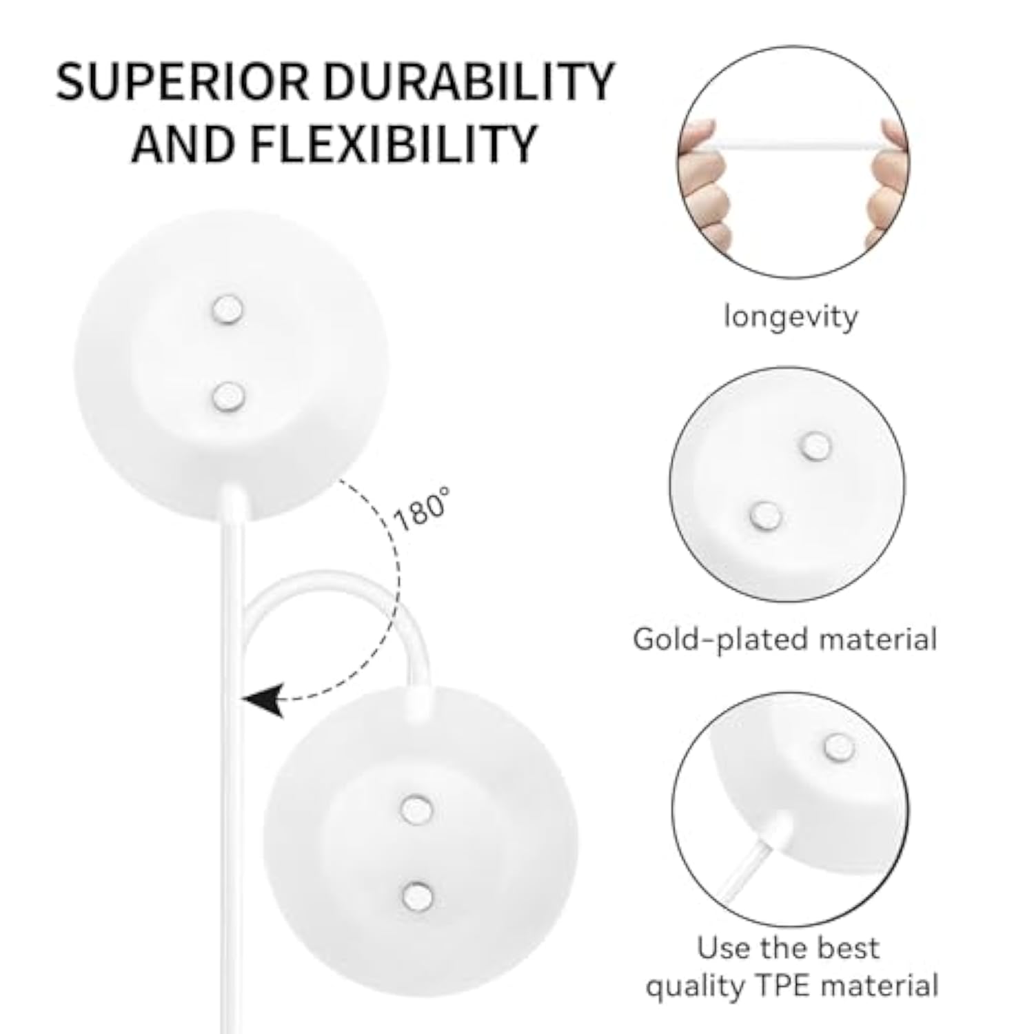 Magnetic USB Charger Cable for Rose Replacement Charging Stand Accessories