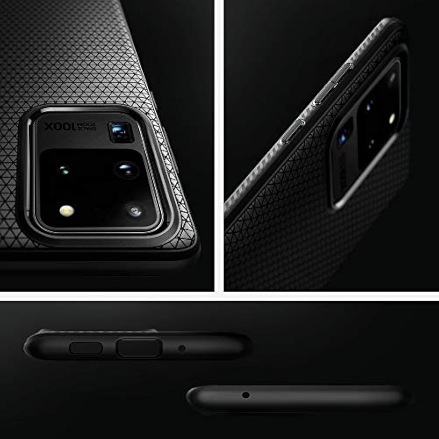Spigen Liquid Air Armor Designed for Samsung Galaxy S20 Ultra Case/Galaxy S20 Ultra 5G Case (2020) - Matte Black