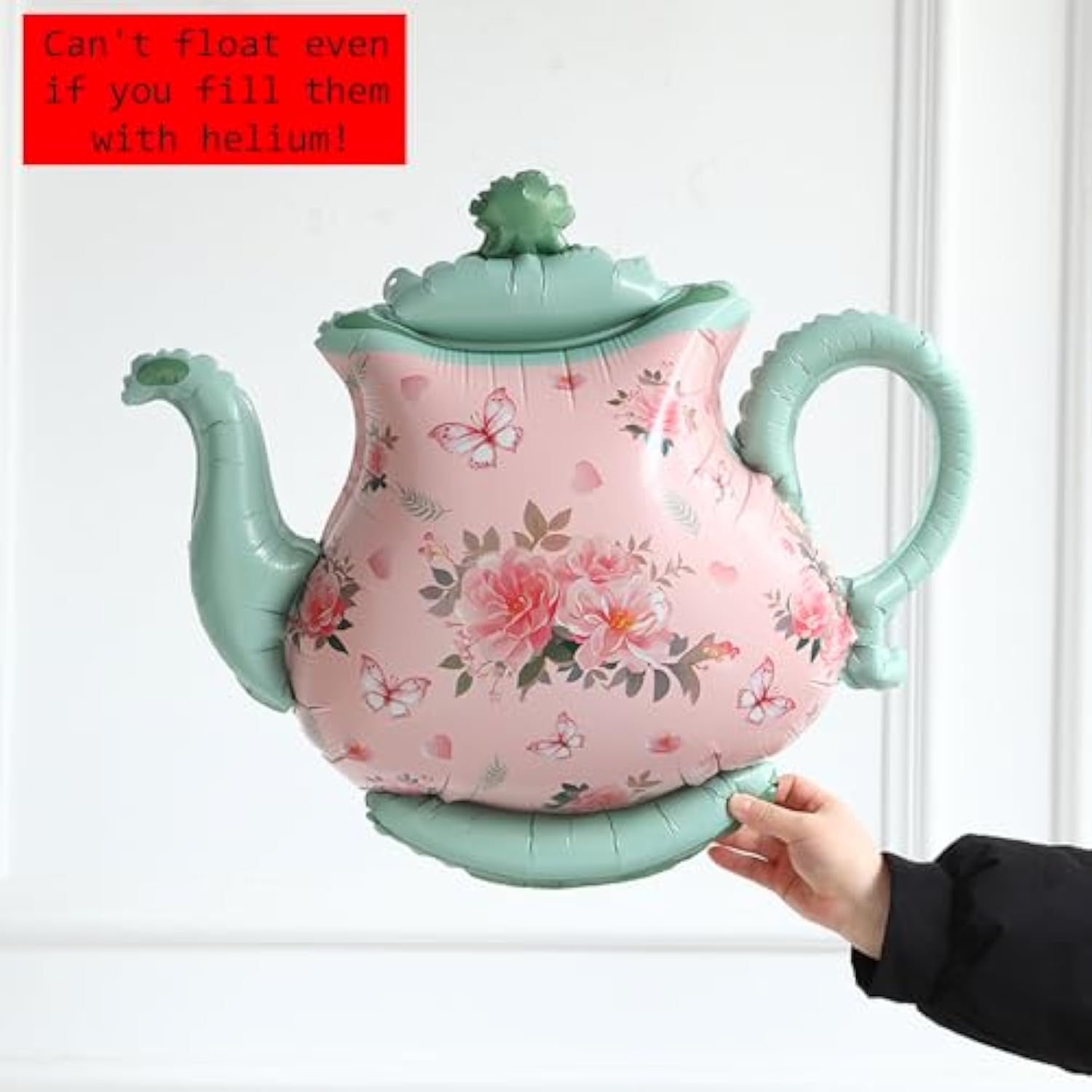 Tea Party Decorations 139Pcs Pastel Tea Party Balloon Arch Garland Kit With Pink Green Teapot Mylar Balloon For Let'S Par-Tea Girls Birthday Spring Garden Tea Party Decor (Tea Party)