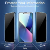 3 Pack Privacy For Iphone 14, Iphone 13/13 Pro Screen Protector (6.1 Inches), Balanced 35-Degree Privacy Angle With Eye Protection, Ultra Durable 9H Hardness, Bubble-Free