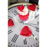 Alice In Wonderland Party Supplies | Cupcake Stand | Great For Mad Hatter Tea Party, Birthday Party And Baby Shower | 3 Designs, 6 Pack