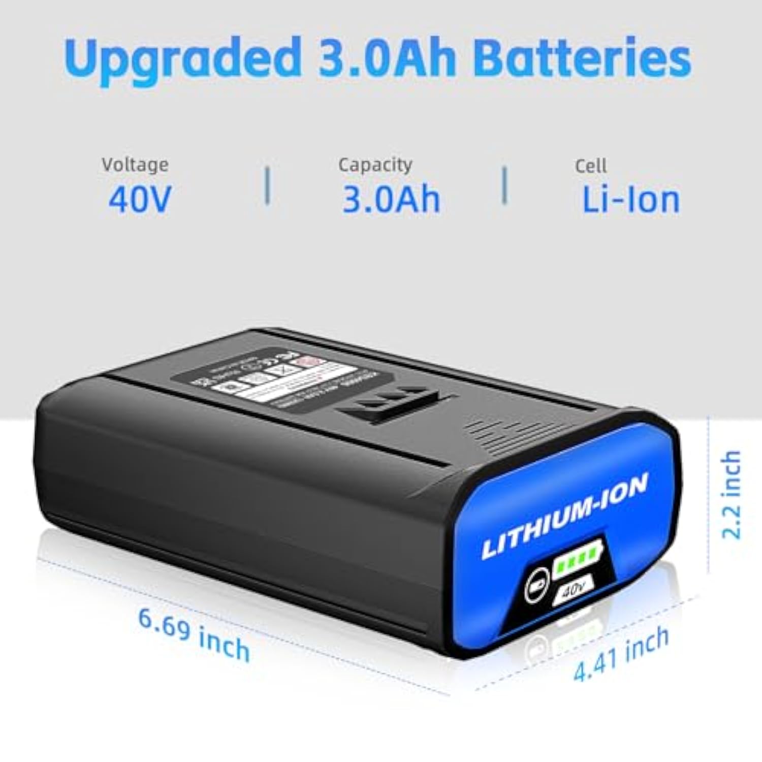 40V 3.0Ah Replacement Battery For Kobalt 40V Kb2540C-06 Lithium Ion Battery Kb440-06 Kb440-03 Kb640-03 Kb240-06 Kb240C-06 Kb640-06 Kb245-06 Kb540-06 ?Cordless Power Tool Battery