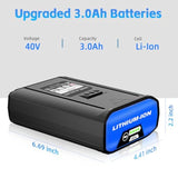 40V 3.0Ah Replacement Battery For Kobalt 40V Kb2540C-06 Lithium Ion Battery Kb440-06 Kb440-03 Kb640-03 Kb240-06 Kb240C-06 Kb640-06 Kb245-06 Kb540-06 ?Cordless Power Tool Battery