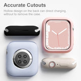 [12 Pack] Compatible For Sport Apple Watch Case 41Mm 40Mm 38Mm, Silicone Soft Bumper Face Cover For Iwatch Series 10 9 8 7 6 Se 5 4 3 2 1 Ultra [No Screen Protector] (12Pack, 41/40/38)