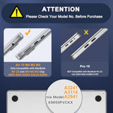 MOSISO Compatible with MacBook Air 15 inch Case 2025 2024 2023 Release M4 A3241 M3 A3114 M2 A2941 with Touch ID, Soft TPU Frame Bumper Anti-Cracking Hard Shell Case & Keyboard Cover, Black