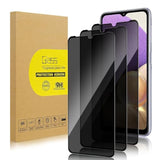 3 Pack Privacy Screen Protector For Samsung Galaxy A32 5G [Anti-Spy Tempered Glass], Ultra Hd, Anti-Scratch, Bubble-Free, Easy Install 9H Protective Glass For Galaxy A32