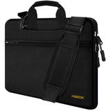 Laptop Shoulder Bag 13 13.3 14 Inch Case Compatible With Macbook Pro 14 2025-2021 M4/M3/M2/M1, Mac Air/Pro 13-13.3 Inch And Most Popular 13-14 Notebooks,Spill-Resistant Briefcase, Black