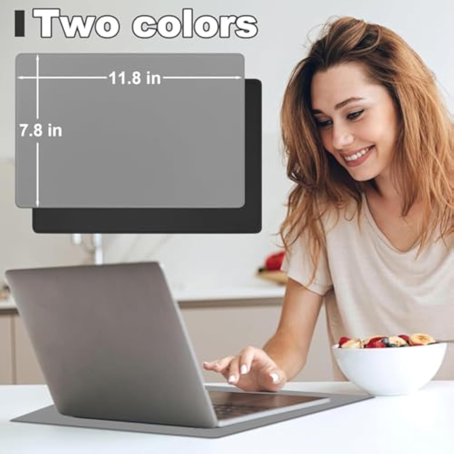 Laptop Protective Pad, Electromagnetic Radiation Laptop Protective Pad, Suitable For Laptops, Tablets, And Mobile Phones, Easy To Carry (7.8X11.8Inch Grey)
