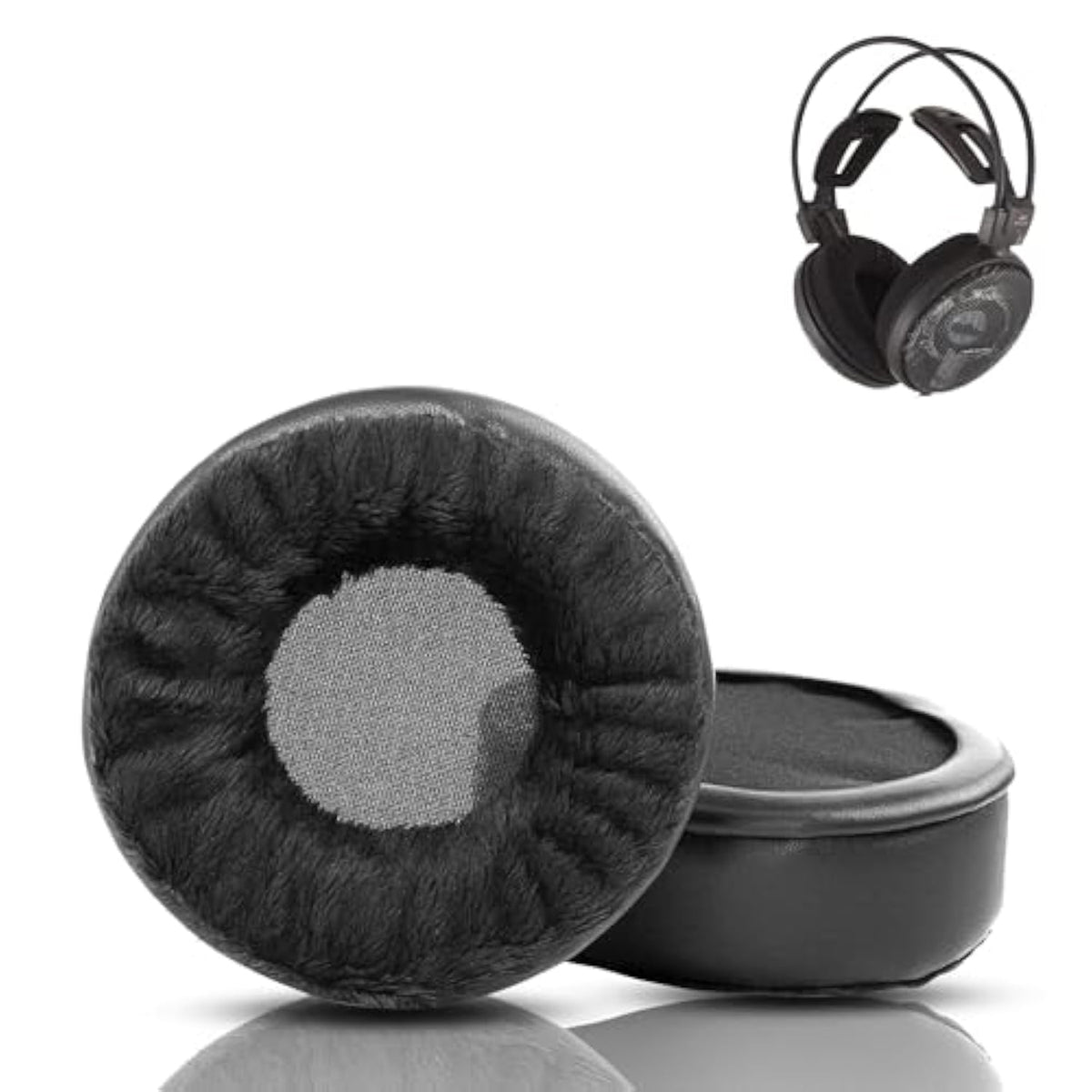 Soft Replacement Earpads Cushion Compatible With Audio-Technica Ath-D700X Ath-Adg1X Ath-Ad500X Ath-A900 Ad1000X Ad2000X Headphones Ear Pads With Comfortable Fabric And Memory Foam
