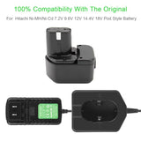 1.2V-18V Ni-Mh Charger Uc18Yg For Hitachi 7.2V 9.6V 12V 14.4V 18V Ni-Mh/Ni-Cd Pod Battery (Not For Li-Ion Batteries)