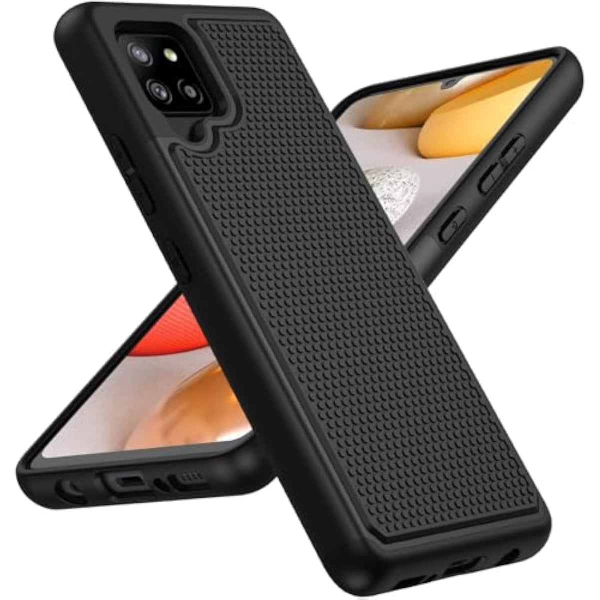 Galaxy A42 5G Phone Case Dual Layer Samsung A42 5G Cover Black