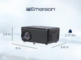 Evp-2501C 150-Inch Home Theater Projector Dvd Player Combo With Bluetooth, Hdmi & Usb Inputs, Stereo Speaker, Remote Control & Projector Screen Ideal For Home And Outdoor Entertainment