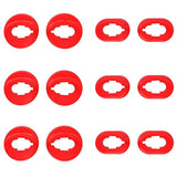 Ear Adapter Eartips Replacement For Galaxy Buds Live Headphones, S/L 6 Pairs Silicone Ear Adapter Tips, Fit For Galaxy Buds Live Sm-R180 Headphones 6 Pairs [Red/Sl]
