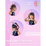 Kids Unicorns Headphones With Mic For School/Travel,95Db Volume Limited,Sharep