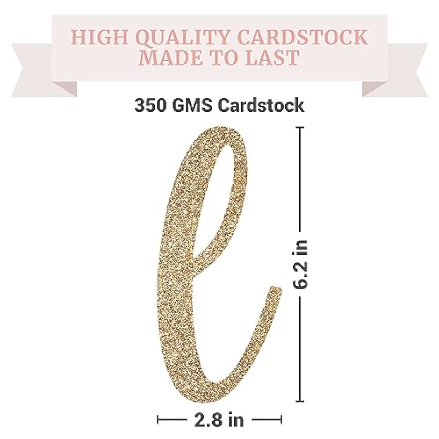 Pre-Strung Love Laughter & Happily Ever After Banner - No Diy - Gold Glitter Bachelorette Wedding Bridal Party Banner - Pre-Strung Garland On 8 Ft Strand - Gold Bachelorette Bridal Engagement Party