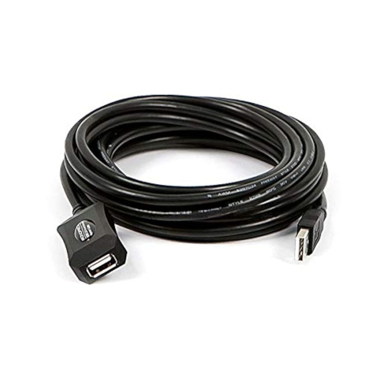 Usb 2.0 Male To Female Active Extension/Repeater Cable - Use With Playstation, Xbox, Kinenct, Oculus Vr, Card Reader, Hard Drive, Keyboard, Printer, Camera, 20/28Awg, 16 Feet, Black
