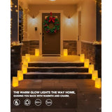 30 Pcs Luminary Bags With 35 Pcs Flameless Tea Lights, Led Tea Lights With Battery And Nativity Scene Luminaries For Outdoors, Christmas, Wedding, Thanksgiving, Pathway, Party Decor