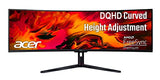 Ei491Cur Sbmiipphx 49" 1800R 32:9 Curved Dqhd (5120 X 1440) Zero-Frame Gaming Monitor | Amd Freesync Premium | Up To 120Hz | 4Ms | 94% Dci-P3 | 2 X Display Port V1.4, 2 X Hdmi 2.0 & 1 X Audio Out