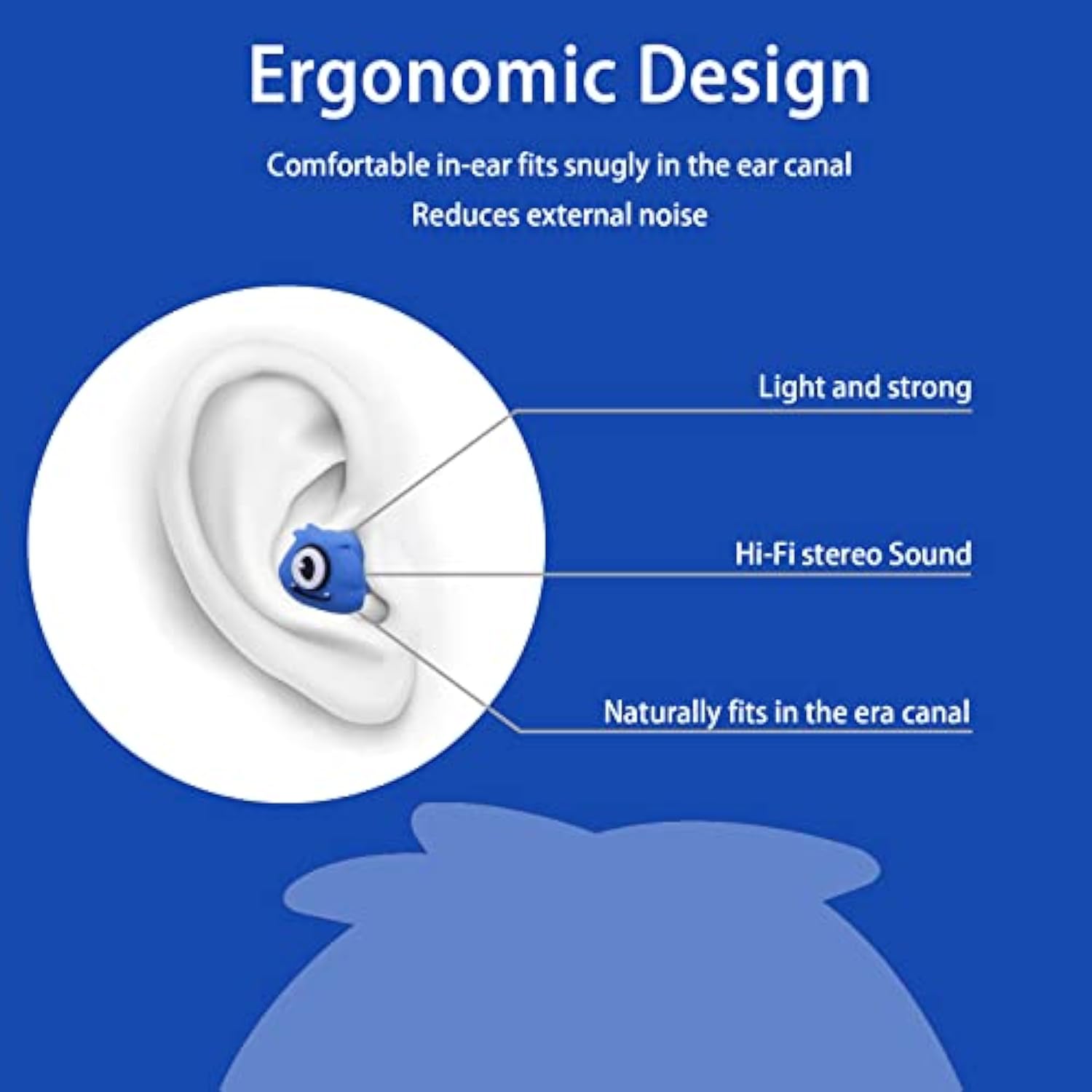 Kids Earbuds With Storage Case For Back To School, Earbuds For Kids In-Ear Hea
