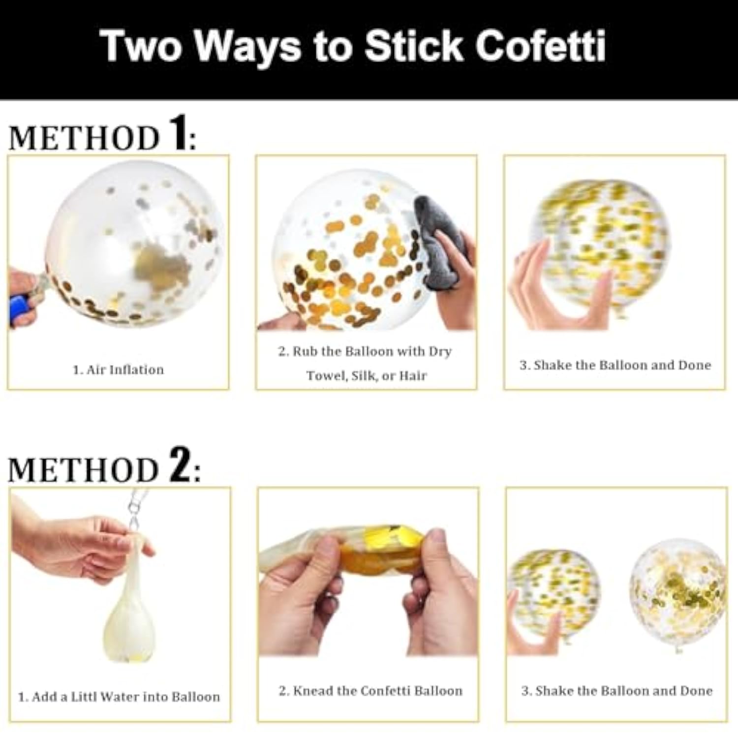 144pcs Black & Gold Balloon Garland Kit for Birthday  Party Decorations