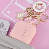 Pink AirPods 3rd Generation Silicone Case with Wireless Charging and Bling Keychain for Women