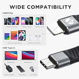 Short Usb-C To Lightning Cable, 5-Inch, Mfi Certified, Fast Charger For Iphone & Ipad (Not Compatible With Audio Dac Or Usb-C Iphone/Ipad Models)
