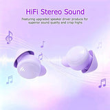 Sleep Earbuds, Mini Earbuds for Sleeping, Side Sleep Wireless Headphones, 8Hrs Single Charge, HiFi Sound, Comfortable Fit (Purple)