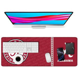 Large Extended Gaming Mouse Pad With Stitched Edges, College Football Non-Slip Waterproof Rubber Base Mouse Pad For Alabama Office, Computer, Keyboard, Laptop And Home Desk Pad 31.5 X 11.7 Inch