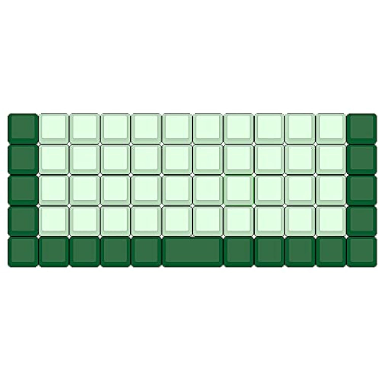 Zda Similar To Xda Keycaps Thick Pbt Matcha Blank Keycap Set For Ergo Ergodox