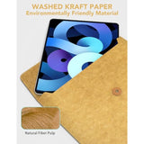 Macbook Air 13 Inch Sleeve, Made Of Kraft Paper, Waterproof & Antiscratch, Retro Design Laptop Sleeve For Macbook Air 13.3"/13.6" M4 M3 M2 M1