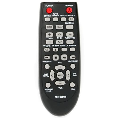 AH59-02547B Soundbar Remote Control Replacement fit for Samsung Sound Bar AH68-02644D-00 HW-F450 HW-F450ZA HW-FM45 HW-FM45C PS-WF450 HWF450 HWF450ZA