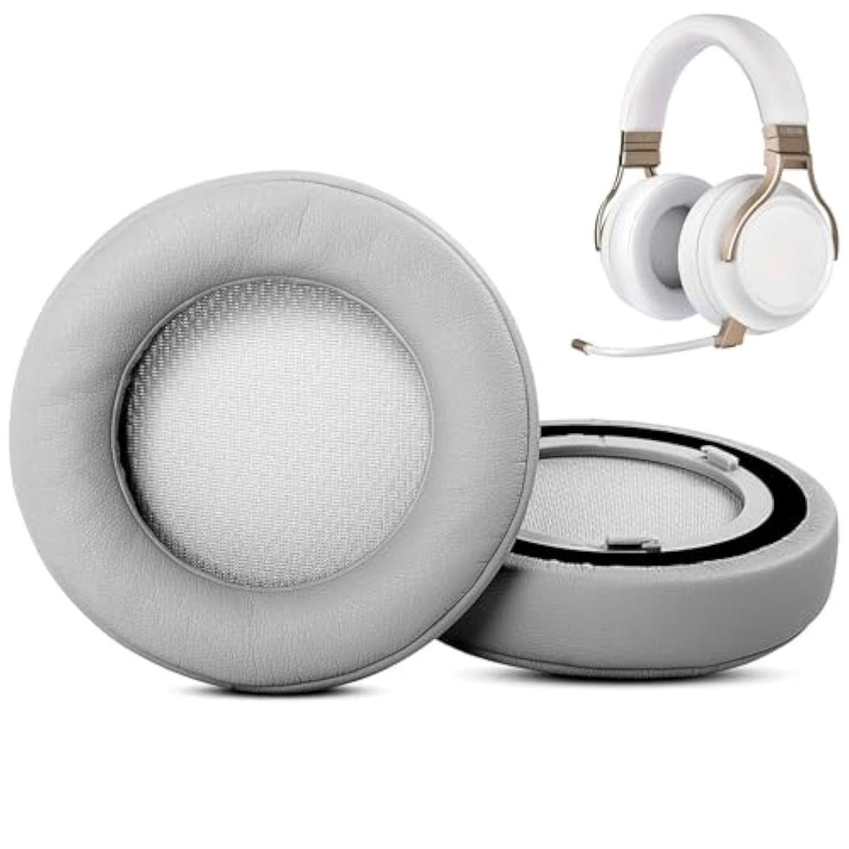 Professional Replacement Earpads Cushion Compatible With Corsair Virtuoso Rgb Wireless Se Gaming Headset Ear Pads With Skin-Friendly Leather