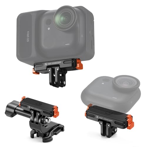 Magnetic Quick Release Adapter Mount Compatible with Insta360 GO Ultra, Expansion Base Stand with 1/4 Screw Hole/Foldable Connector for Tripod,