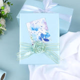 Sky Blue Matte Wrapping Paper,Solid Color Pearly-Lustre Paper,Gift Wrapping Paper,Perfect For Wedding,Valentine'S Day,Birthday, Christmas,Baby Shower,Diy Bouquet (17 Inches X 32.8 Feet)