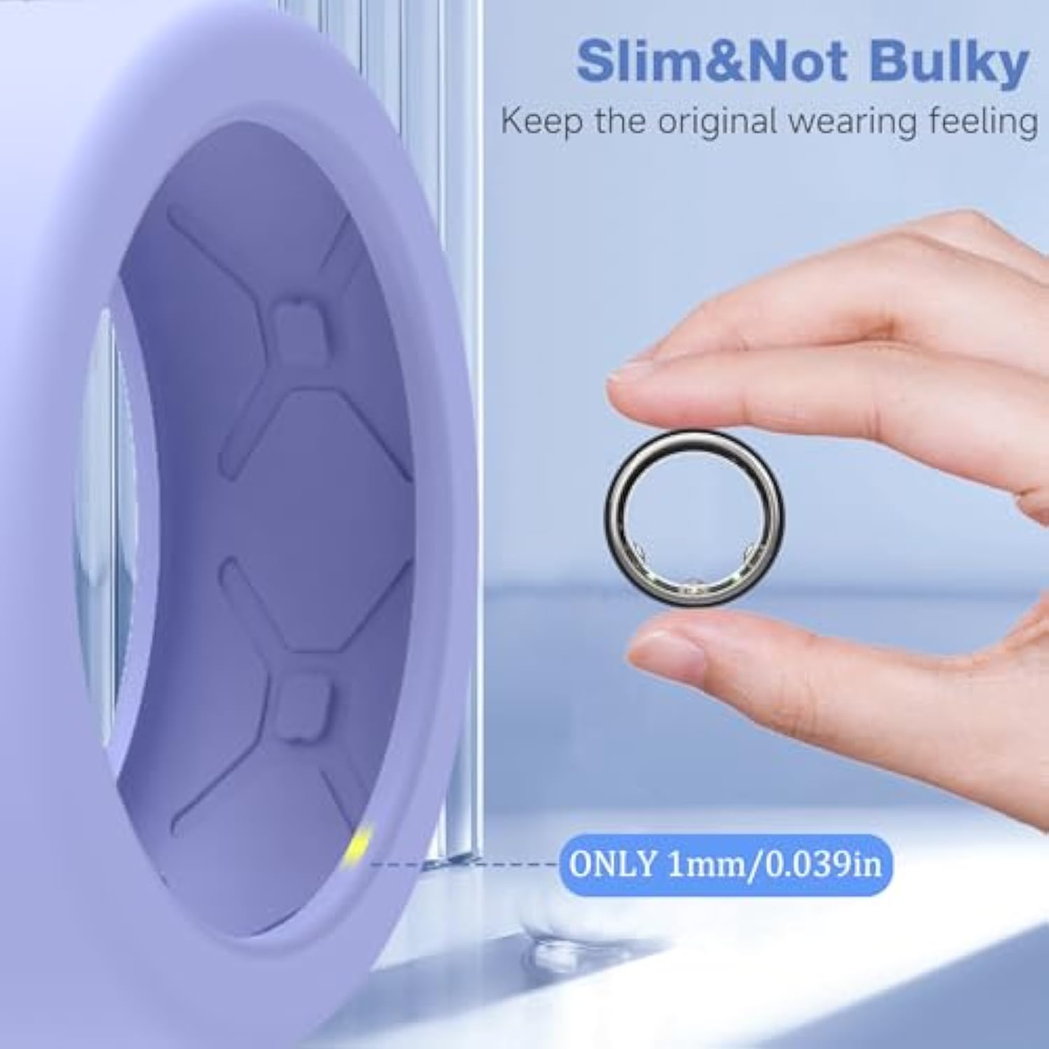 10 Pack Ring Cover For Oura Ring Gen 4 /Gen 3/ Samsung Galaxy Ring, Anti-Scratch Elastic Silicone Oura Ring Cover For Working Out Gym - Patent Pending