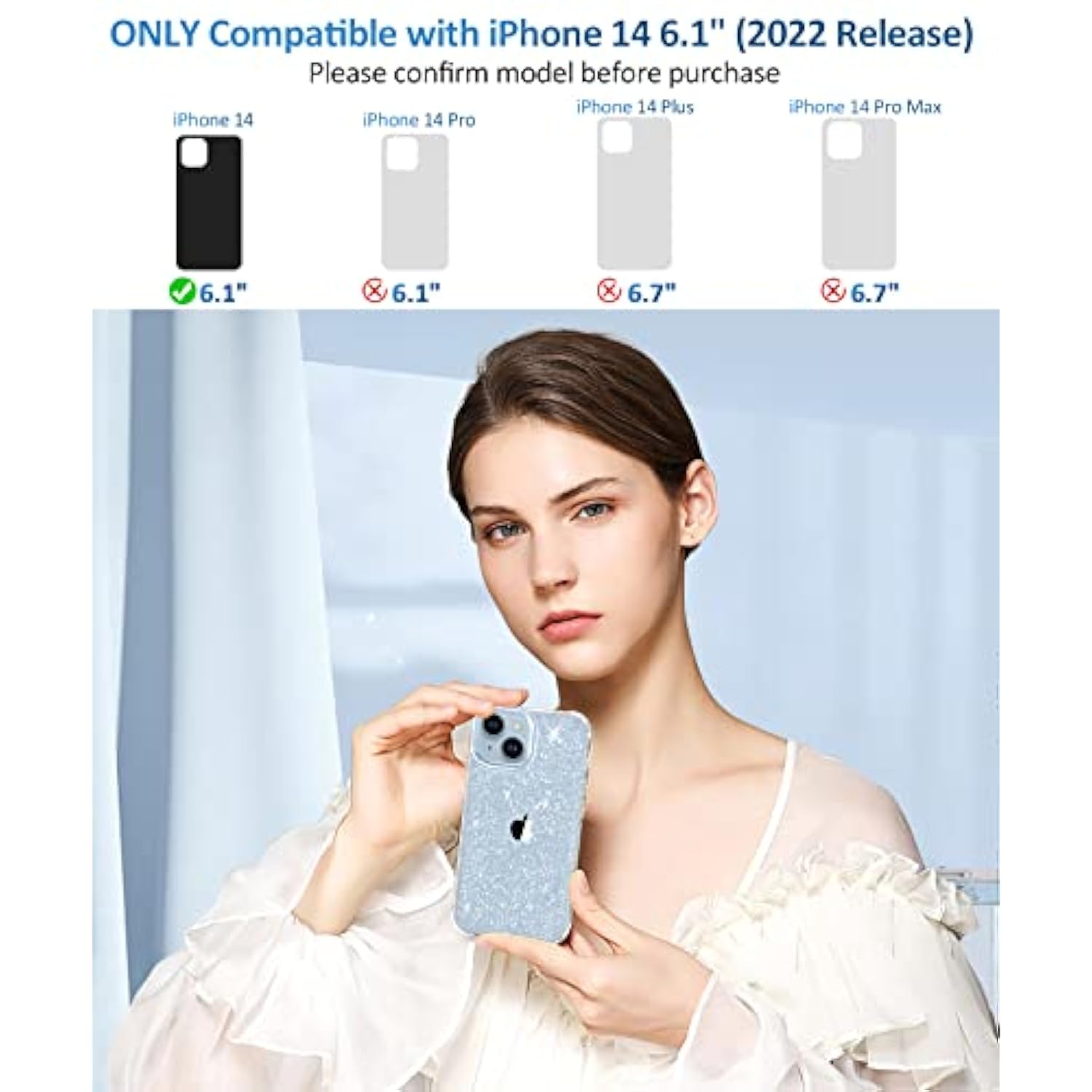 Compatible With Iphone 14 Case With Screen Protector