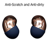 (2 Pairs) Silicone Cover Compatible For Samsung Galaxy Buds Live Ear Tips, Non-Slip Sound Leak Proof Earbuds Accessories For Galaxy Buds Live, Navy