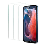 3 Pack For Motorola Moto G Play 2024 Screen Protector Tempered Glass, Protection Film 9H Hardness, Scratch Resistant, Case Friendly