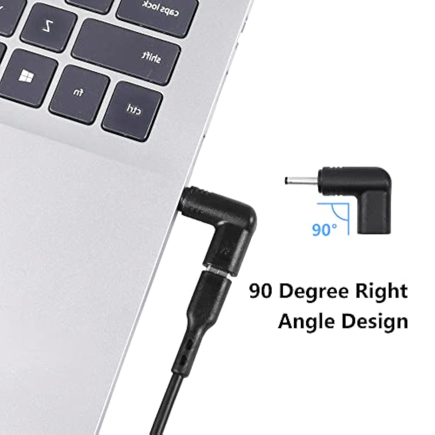 Usb 3.1 Type C Female To Dc Male Adapter, 90 Degree Angled Usb C To Dc 5V Pd E