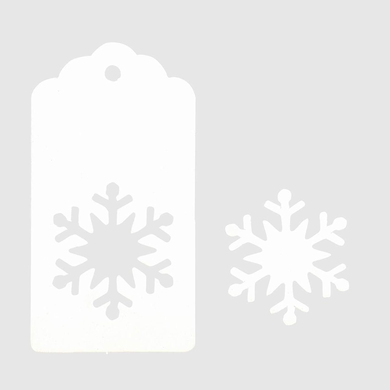 Christmas Snowflake Hanging Gift Tags,Paper Price Tags Labels,150Pcs